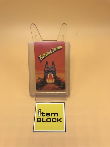 Fireball Island 1986 Vintage Original Card - "FIREBALL!" - Picture 2 of 2