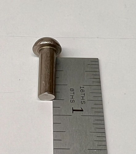 (50) 1/4 X 3/4 Round Head Solid Rivet Stainless Steel .25 X .75 1/4X3/4" - Picture 6 of 6