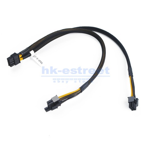 8pin to 8+6pin Power Cable for DELL PowerEdge R720XD and GPU Video card 35cm - Picture 7 of 12