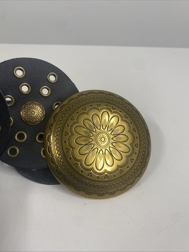 Shyanne Cowgirl Black Studded Wide Belt - Picture 4 of 6