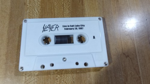 Slayer Live In Salt Lake City,cassette,2/28/87,rare! - Picture 4 of 5
