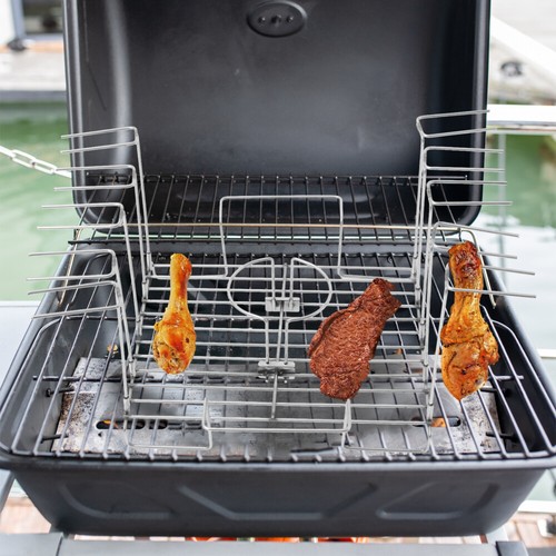 Chicken Rack Chicken Roaster Barbecue Rack For Grill Chicken Leg Rack Barbecue - Picture 8 of 12