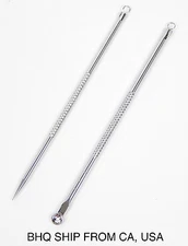 FACE CARE BLACKHEAD ACNE NEEDLE REMOVER PIMPLE EXTRACTOR 2PCS