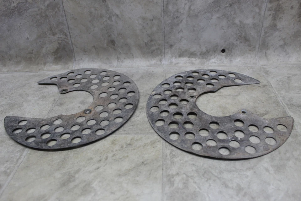 00-06 Yamaha Big Bear 400 OEM disco de freno delantero protectores de rotor 5fu-f514a-00-00 Foto 4 de 4