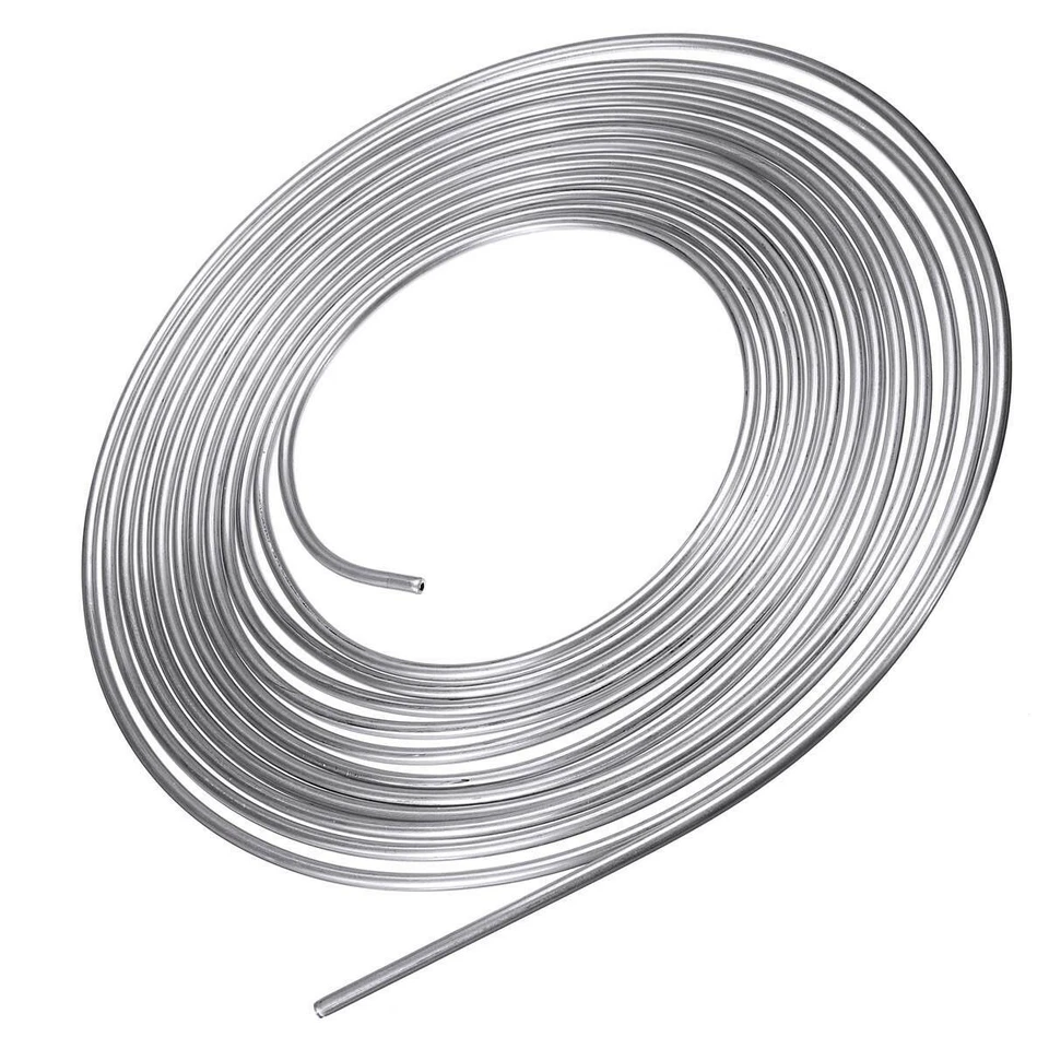 Steel Zinc Brake Line Tubing Coil 3/16 inch 25 feet with 16pcs Fitting Kit - Image 4 of 4