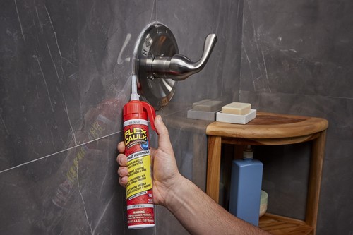Flex Caulk All Purpose 9.oz Pressurized Can, Trigger Flow Nozzle, Clear - Picture 8 of 9