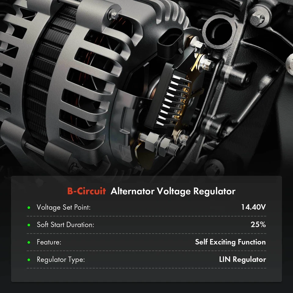 Soporte de cepillo de cojinete regulador de voltaje del alternador 14,4 V para Honda CR-V Civic LIN Foto 2 de 4