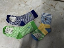 New POLO Ralph Lauren Socks 3 Pairs UNISEX 4-7