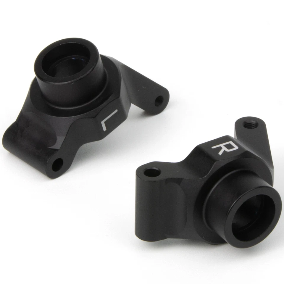 Brazos de nudillo de buje trasero de aluminio RC (L/R) para piezas de chasis Tamiya TT-02B DF-02 Foto 4 de 4