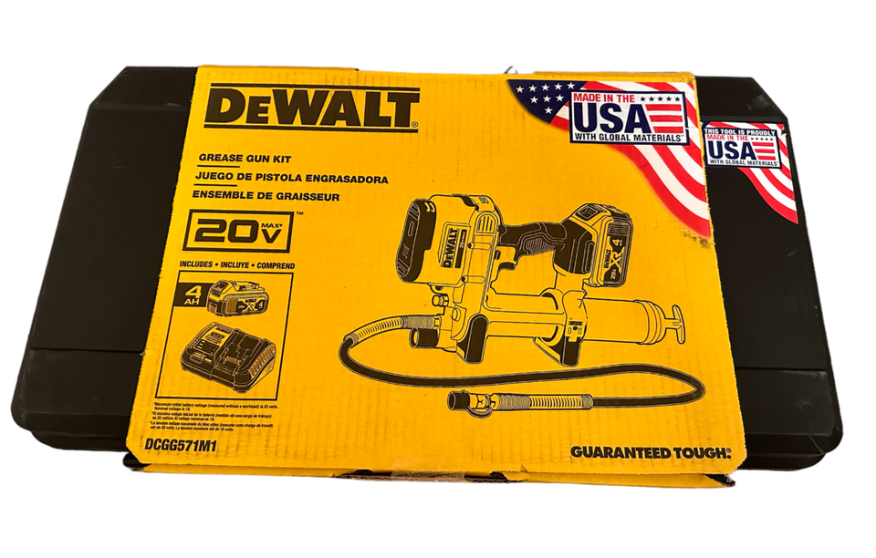 DEWALT DCGG571M1 20V Cordless Grease Gun (Battery and Charger Included