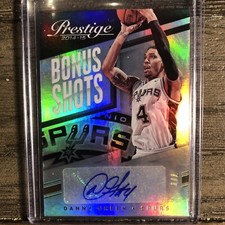 2014-15 Prestige Bonus Shots Danny Green Gold Autograph SN 7/7 Super Rare