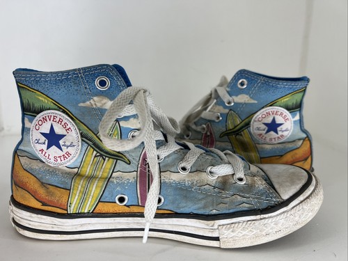 Converse All Star Dinoverse Junior 3 Youth Sneakers Dinosaur T Rex Surfer - Picture 7 of 9