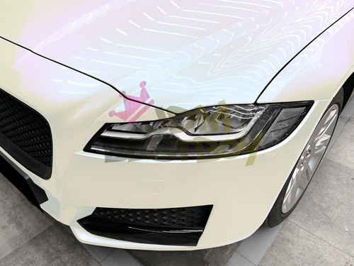 Premium Gloss Pearl White Vinyl Wrap Full Entire Car Auto Sticker Bubble Free - Picture 55 of 59