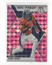 2020 Panini Mosaic Mosaic Camo Pink #267 Jerry Jeudy Rookie Broncos