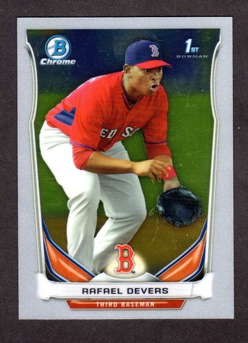 2014 BOWMAN CHROME CTP 37 Rafael Devers ROOKIE BOSTON RED SOX NM-MT C