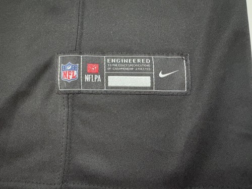 Maglia grande Jared Goff #16 Vapor FUSE nera Detroit Lions nuova con etichetta - Foto 6 di 10