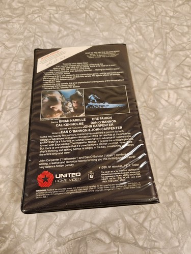 Dark Star Beta 1971 Clamshell TAPE John Carpenter Dan O'Bannon Sci-Fi - Imagen 3 de 12