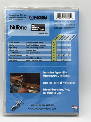 How Do I: Plumbing and Kitchen DVD - Imagen 2 de 3
