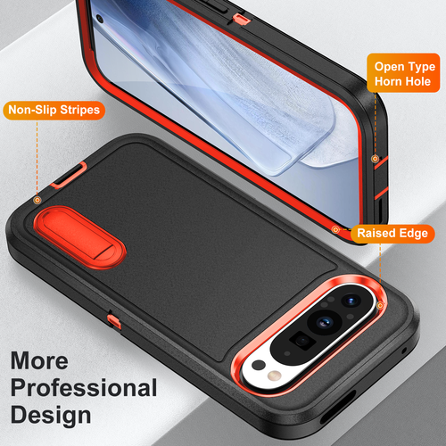 Invisible Kickstand Protective Rugged Phone Case for Google Pixel 9 ProXL/9/9Pro - Picture 31 of 98