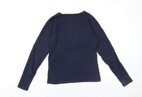 T-shirt donna Merc blu cotone basic taglia S girocollo - Foto 2 di 10