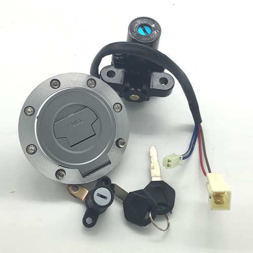 Fuel Gas Cap Ignition Switch Seat Lock For Yamaha MT03 MT09 FZ1 FZ6R FZ6 FZ8 - Picture 3 of 12