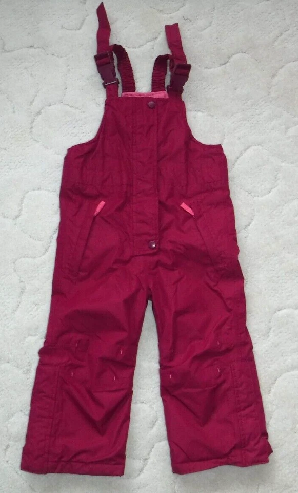 Impidimpi - Unisex Kinder Schneehose Skihose - Gr. 86 / 92 - Weinrot