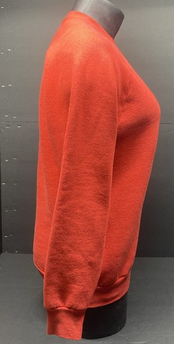 Felpa girocollo renna naso rosso natalizia vintage rossa taglia large USA - Foto 5 di 7