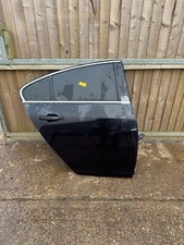 08-17 VAUXHALL INSIGNIA MK1 FL DRIVER SIDE REAR DOOR PAINT CODE Z22C BLACK