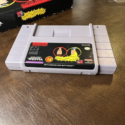 Beavis and Butthead Super Nintendo (SNES) Box And Game Only No Manual - Picture 4 of 13