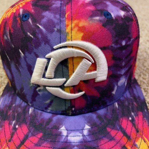 Los Angeles Rams Mütze Kappe Herren nicht verstellbar 7 Crucial Catch Cancer Batik NFL Football - Bild 2 von 15