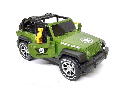 Auto serie jeep militare d'assalto per bambini con luci e musica - Foto 6 di 8