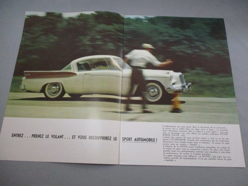 AH609 CATALOGUE STUDEBAKER HAWKS 1957 10 PAGES COULEURS BON ETAT - Imagen 2 de 4