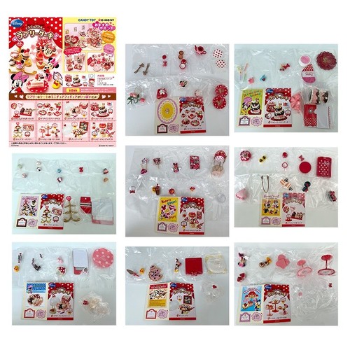 Raro 2008 Re-Ment Disney Minnie Lovely Cake Shop Juego Completo de 8 piezas - Imagen 3 de 19