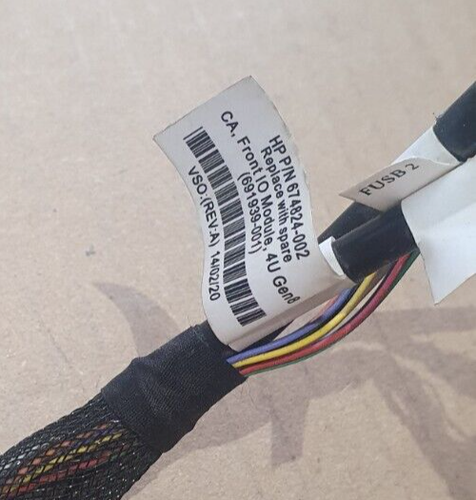 HP 674824-002 ML310e Gen 8 V2 USB - Cable Placa Base Panel de Alimentación - Envío Gratuito - Imagen 2 de 2