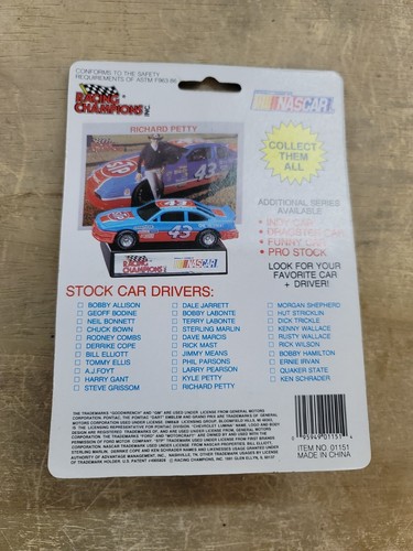 1991 1:64 Racing Champions NASCAR #1 Rick Mast Majik Oldsmobile Cutlass - Picture 8 of 9