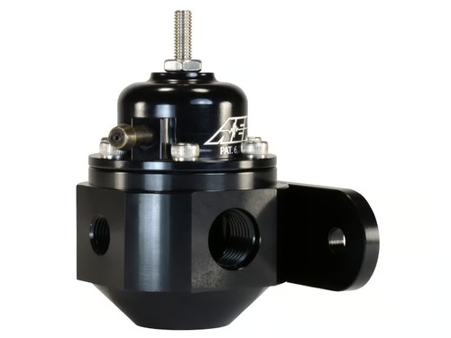 AEM Electronics Billet Universal Adjustable Fuel Pressure Regulator - 25-302BK - Picture 6 of 9