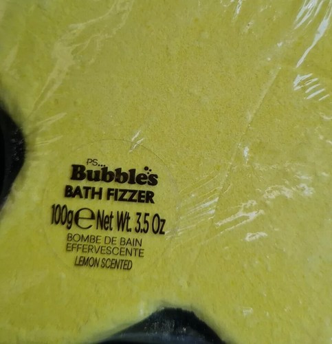 PS Bubbles Bath Fizzer Bath Bomb Star Shaped🌟  Lemon Scented 🍋 100g - Picture 2 of 3