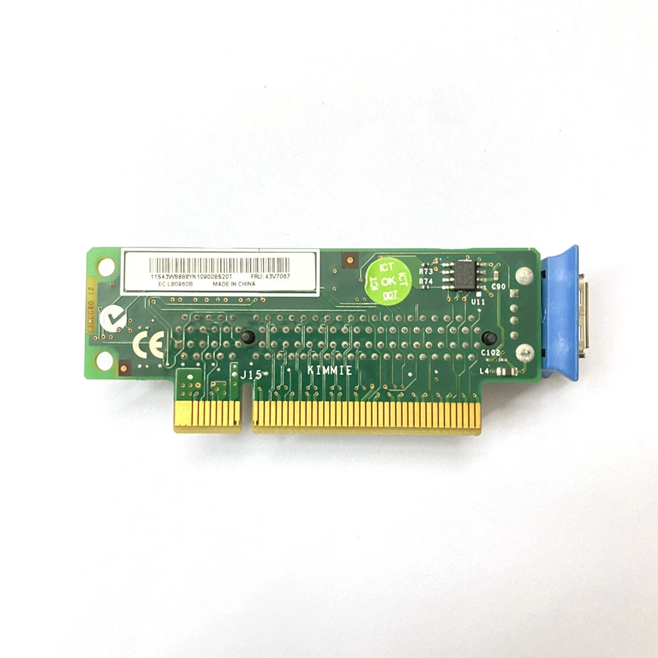 IBM FRU43V7067 RISER CARD SAS / SATA PCI-E X8 FOR x3550 M2/M3, x3650 M2/M3 - Image 2 of 4