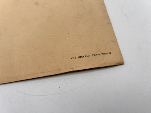 VTG 1929 Sherrill Press A Map of Old Boston - Boston Five Cents Savings Bank - Picture 9 of 9
