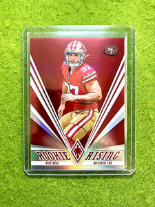 Nick Bosa RED PRIZM # /299 ROOKIE CARD JERSEY#97 49ers RC 2019 Phoenix