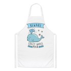 Beware Crazy Whale Man Chefs Apron - Funny Animal Sealife
