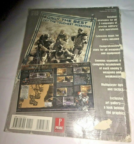 Star Wars Republic Commando Prima Official Strategy Guide Xbox PC (Pre-owned) - Picture 3 of 4