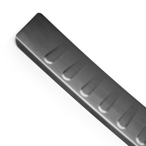 Protector de borde de carga adecuado para BMW X3 F25 11.2010-9.2017 acero inoxidable antracita - Imagen 3 de 6