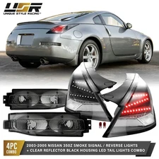 Monochrome LED Z Tail Light / Turn Signal / Reverse Light 4pc For 03-05 350Z Z33