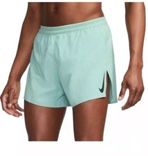 Nike CJ7837 Men's Sz XL Mineral Green Aeroswift ADV 2” Running Racing Shorts $90