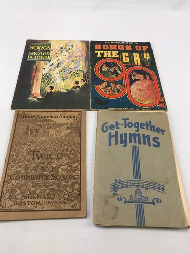 Mix Lot Of 4 Vintage Church Choir Sheet Music Choral Chorus Christian Gospel - Picture 1 of 6