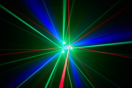 RGBW 6 Arms Bee Eye 10 LED Moving Head Light Beam Laser Stage Light DMX DJ KTV - Picture 10 of 11
