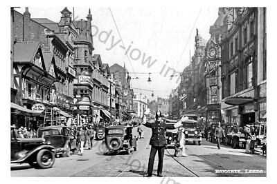 PT2644 - Verkehrspolizist, Briggate, Leeds, Yorkshire - Druck 6x4