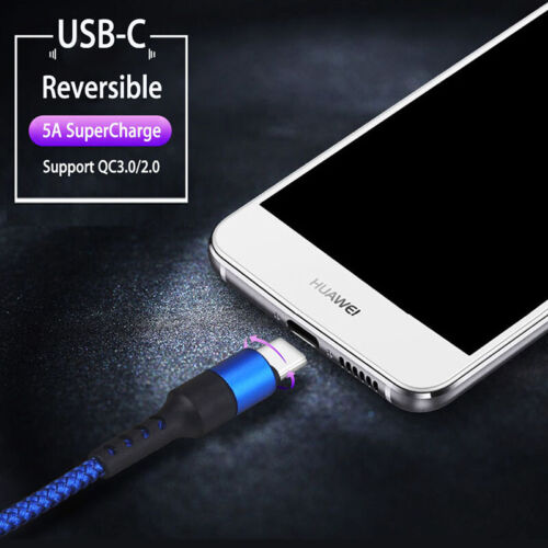 5A Super Fast Type C Cable For Huawei P30 P20 Samsung S10 USB C Charging Cable - Picture 7 of 16