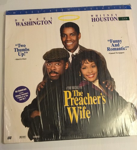 The Preacher’s Wife Laser Disc Denzel Washington Whitney Houston  NTSC - Picture 1 of 6